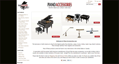Desktop Screenshot of pianoaccessories.com